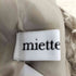 ミエット miette フリンジチェッククロスタックワイドパンツ レディース FREE