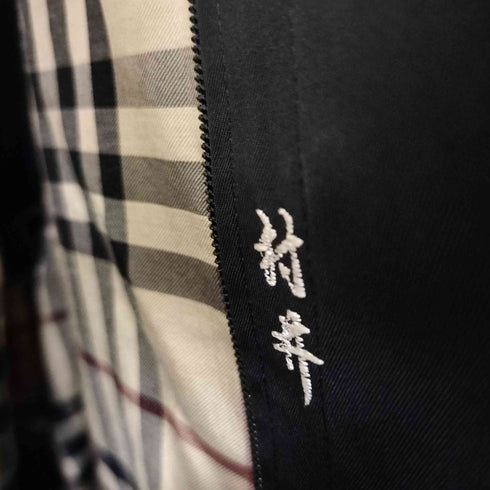 バーバリーロンドン BURBERRY LONDON 日本製 裏地ノバチェックステンカラーコート メンズ