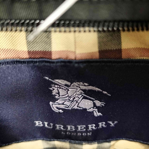 バーバリーロンドン BURBERRY LONDON 日本製 裏地ノバチェックステンカラーコート メンズ