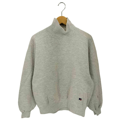 エルエルビーン L.L.Bean 90s USA製 レーヨン混 Vガゼット モックネック スウェット プルオーバートレーナー レディース M