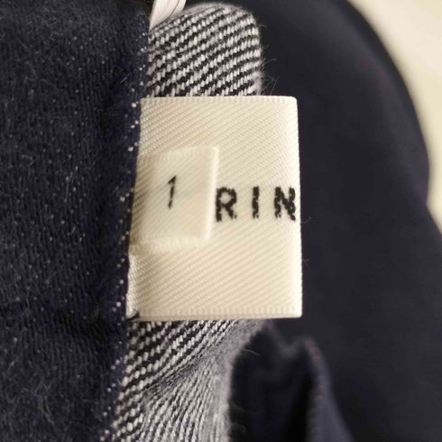 リネン RINEN 10ozノットインディゴデニムリラックスパンツ レディース JPN:1