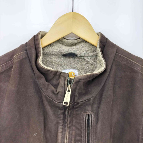 カーハート Carhartt 11年 9月製造 裏地ボア ジップアップ ダックベスト メンズ L