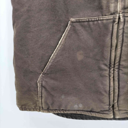 カーハート Carhartt 11年 9月製造 裏地ボア ジップアップ ダックベスト メンズ L
