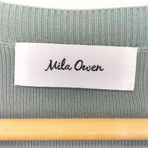 ミラオーウェン Mila Owen サイドスリット長袖ワンピース レディース FREE