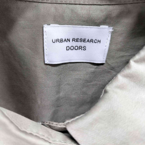 アーバンリサーチドアーズ URBAN RESEARCH DOORS ウエストギャザー コットン シャツワンピース レディース ONE SIZE
