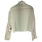 ザラ ZARA White Linen Pocket Cropped Shirt レディース S