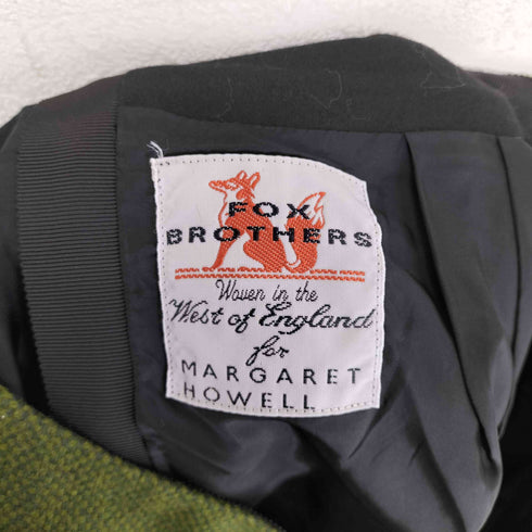 マーガレットハウエル MARGARET HOWELL FOX BROTHERS ウール タック スカート レディース 3