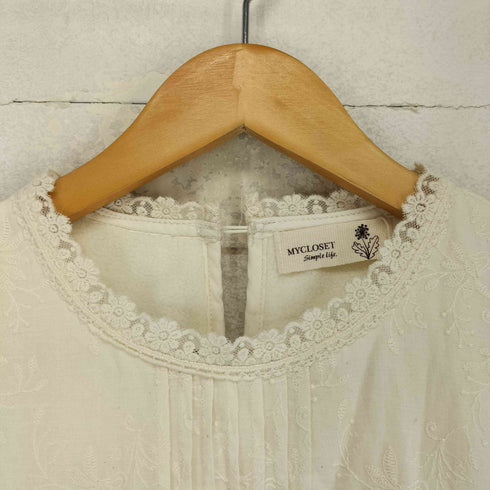 mycloset 刺繍デザイン レースワンピース レディース