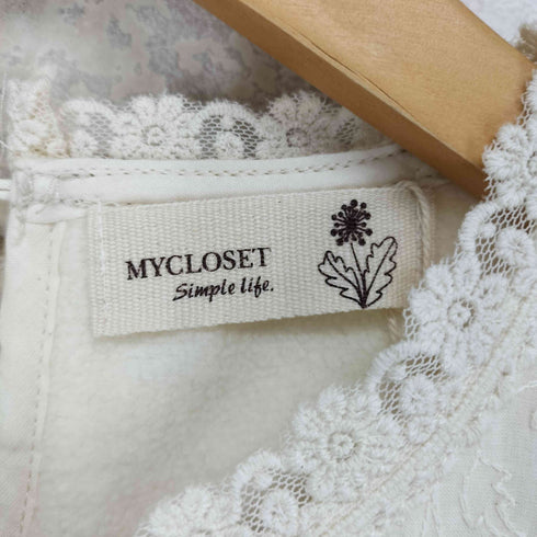 mycloset 刺繍デザイン レースワンピース レディース