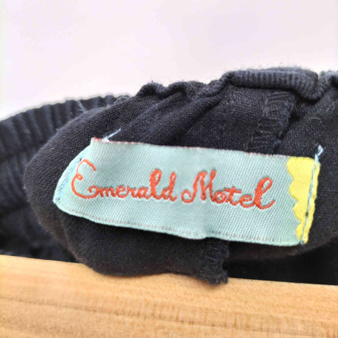 エメラルドモーテル EMERALD MOTEL 刺繍デザインイージーパンツ レディース