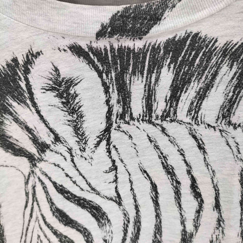ヘインズ Hanes 80~90s USA製 オールオーバープリントクルーネックTシャツ メンズ JPN:XL