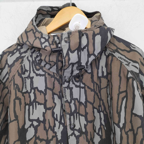 テンエックス 10x U.S.製 Gore-Tex RainWear Rebark Camo ハンティング ジャケット パーカー メンズ LARGE REGULAR