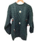 ACORN PURE NEW WOOL 花刺繍 ネップ ケーブル ニット メンズ import:S