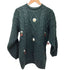 ACORN PURE NEW WOOL 花刺繍 ネップ ケーブル ニット メンズ import:S