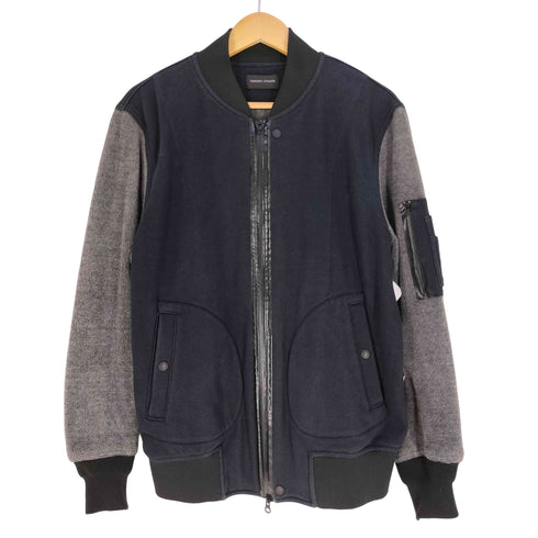 ツモリチサト TSUMORI CHISATO スリーブフリース MA-1 ボンバージャケット レディース JPN:2