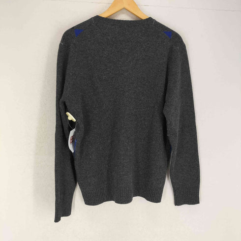 ジェイクルー J.CREW ラムウールアーガイル柄Vネックニット メンズ M