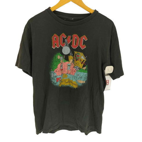 ロックバンド キャラクタープリント シングルステッチ S/S クルーネック Tシャツ メンズ