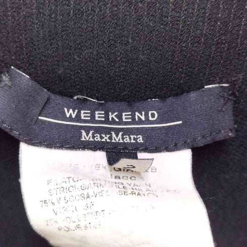 マックスマーラウィークエンド MAX MARA WEEKEND ダブルジップドライバーズニット レディース import:S