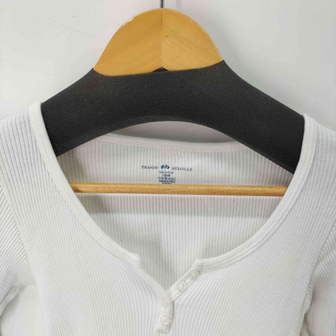 BRANDY MELVILLE ヘンリーネックカットソー レディース 10