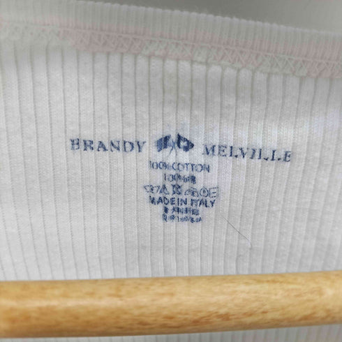 BRANDY MELVILLE ヘンリーネックカットソー レディース 10