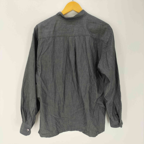 FACTELIER HITOYOSHI 日本製 ノーカラー L/S シャツ メンズ JPN:M