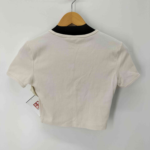 アディダス adidas RIB TEE エッセンシャルズ リブ Tシャツ レディース JPN:M