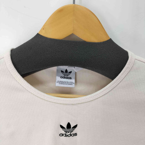 アディダス adidas RIB TEE エッセンシャルズ リブ Tシャツ レディース JPN:M