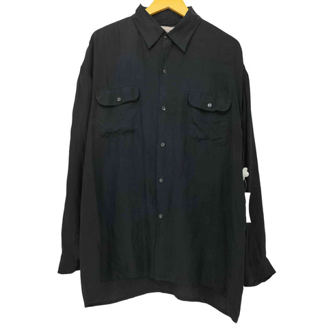 ブルーノ BRUNO 90S シルク レギュラーカラー L/S シャツ メンズ import:L