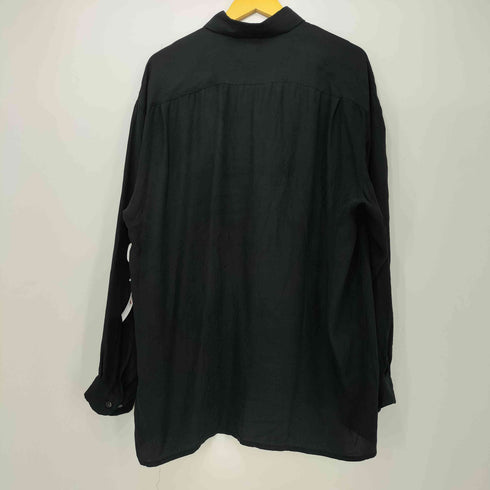 ブルーノ BRUNO 90S シルク レギュラーカラー L/S シャツ メンズ import:L