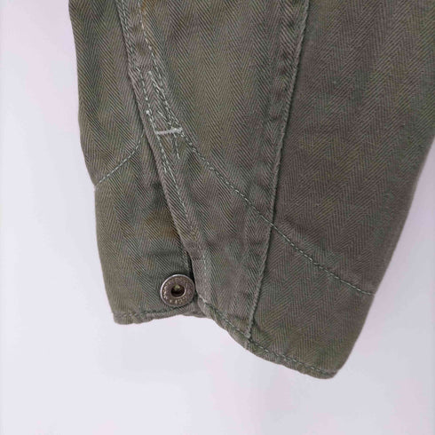 SCOVILL / GRIPPER ZIPPER 月桂樹ドーナツボタン HBT ヘリンボーン つなぎ メンズ