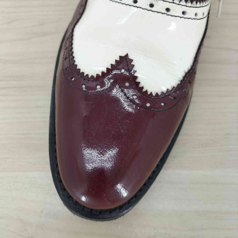 パラブーツ Paraboot フランス製 スペクテイター シューズ エナメル バイカラーウィングチップ レディース EUR:37