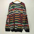 90S USA製 OUT OF BOUNDS 総柄 アクリル ニット セーター メンズ 4XL