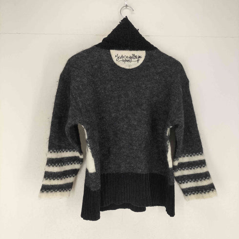 カステルバジャック CASTELBAJAC アニマルモチーフ ハーフジップニット メンズ 2