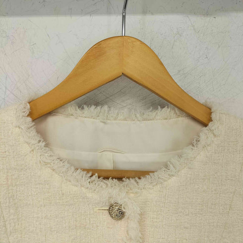 アナイ ANAYI フィルムツイードペプラムジレ レディース JPN:38