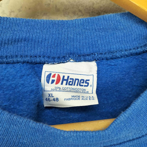 ヘインズ Hanes 80~90S JELD-WEN 両面プリントラグランスウェット メンズ XL