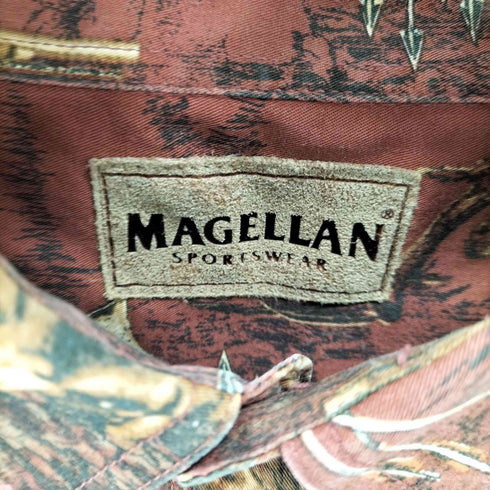 マゼラン magellan ハンティング柄 ボタンダウンシャツ メンズ import:XXL