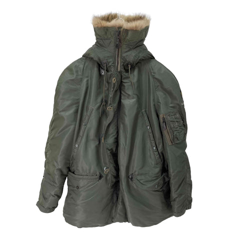 ユーエスエアーフォース U.S. AIR FORCE 1962年 N-3B FLIGHT JACKET F SOUTHERN ATHLETIC CO社製 アメリカ空軍 フライトジャケット コヨーテファー メンズ import:L