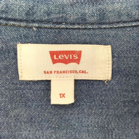 リーバイス Levis バングラディシュ製デニムシャツ メンズ 1X
