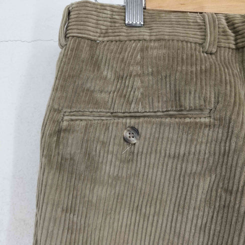 PURIST 90S MADE IN USA 太畝コーデュロイ2タックスラックス ロケットTALON メンズ
