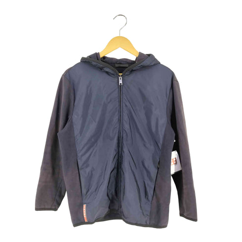 プラダ PRADA SPORT スポーツ ナイロン パーカー ジップアップ ジャケット メンズ import:L