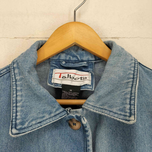 タルボット TALBOTS ジップデザインデニムジャケット メンズ M