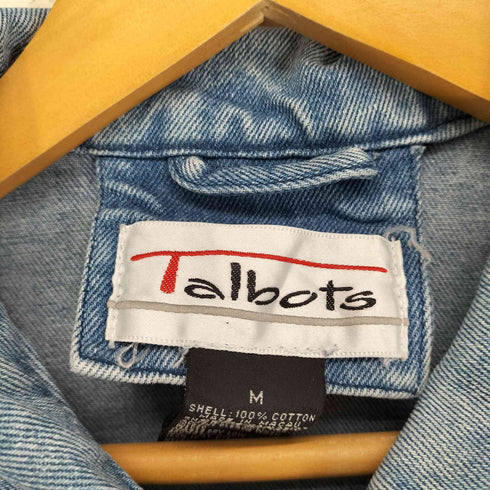 タルボット TALBOTS ジップデザインデニムジャケット メンズ M