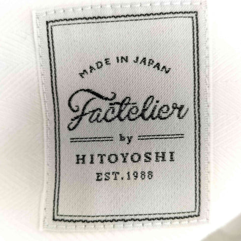 ファクトリエ factelier HITOYOSHI コットンシャツ メンズ 39/82