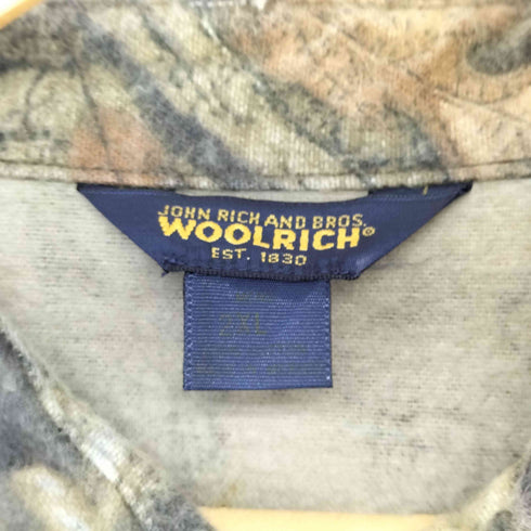 ウールリッチ WOOLRICH 厚手リアルツリーシャツ メンズ 2XL