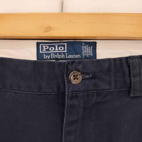ポロバイラルフローレン Polo by RALPH LAUREN 90s~00s 2タック コットンツイルパンツ メンズ 34/32