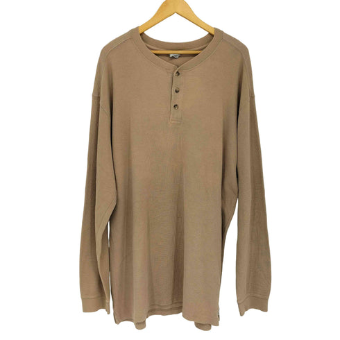 カーハート Carhartt 鹿の子 ヘンリーネックロングスリーブTシャツ メンズ import:XL