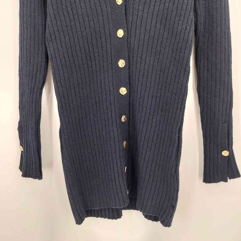 ザラ ZARA RIBBED KNIT CARDIGAN レディース S