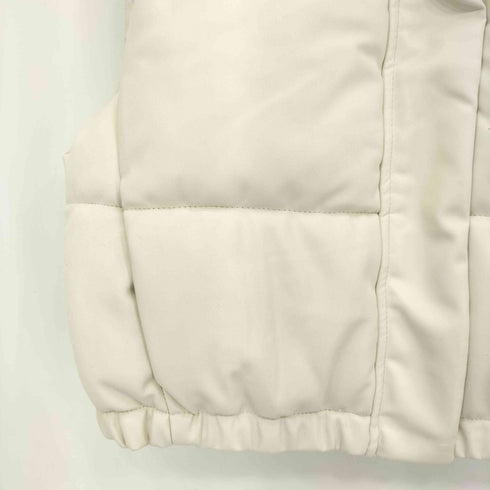 ザラ ZARA クロップドラバーフィニッシュベスト レディース S