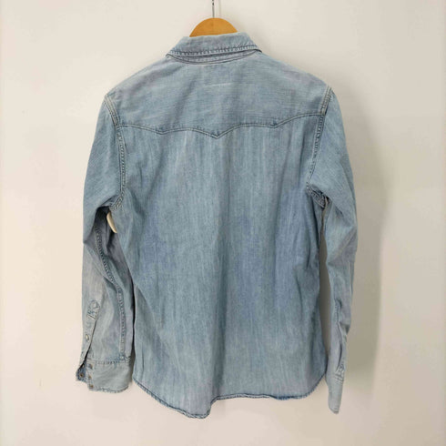 ラングラー Wrangler デニム ウエスタンシャツ メンズ import:L