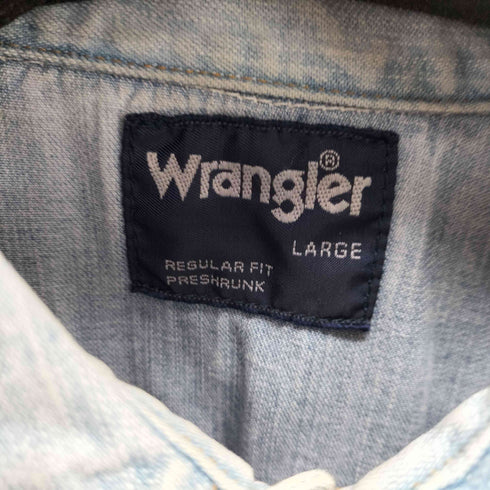 ラングラー Wrangler デニム ウエスタンシャツ メンズ import:L
